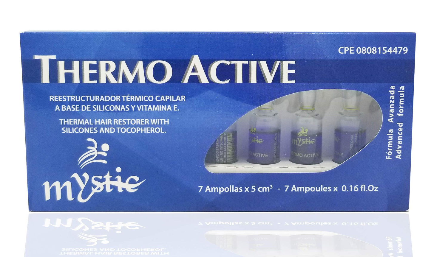 Mystic Thermo Active Hair Ampoule – Exceptional Shine And Softness - With Silicones and Vitamin E (Tocopherol) (Pack of 7)