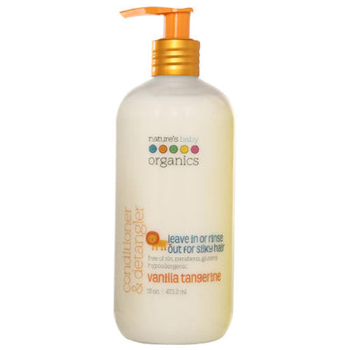 Nature's Baby Organics, Conditioner & Detangler, Vanilla Tangerine 16 Oz