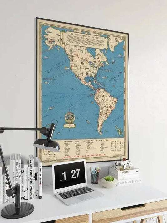 America Map Print| Art History