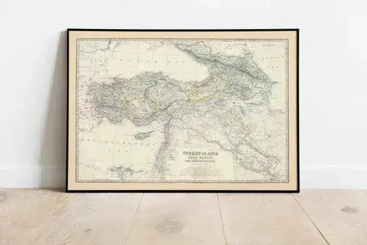 Composite Map of Turkey in Asia 1861| Transcaucasia