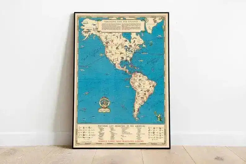 America Map Print| Art History