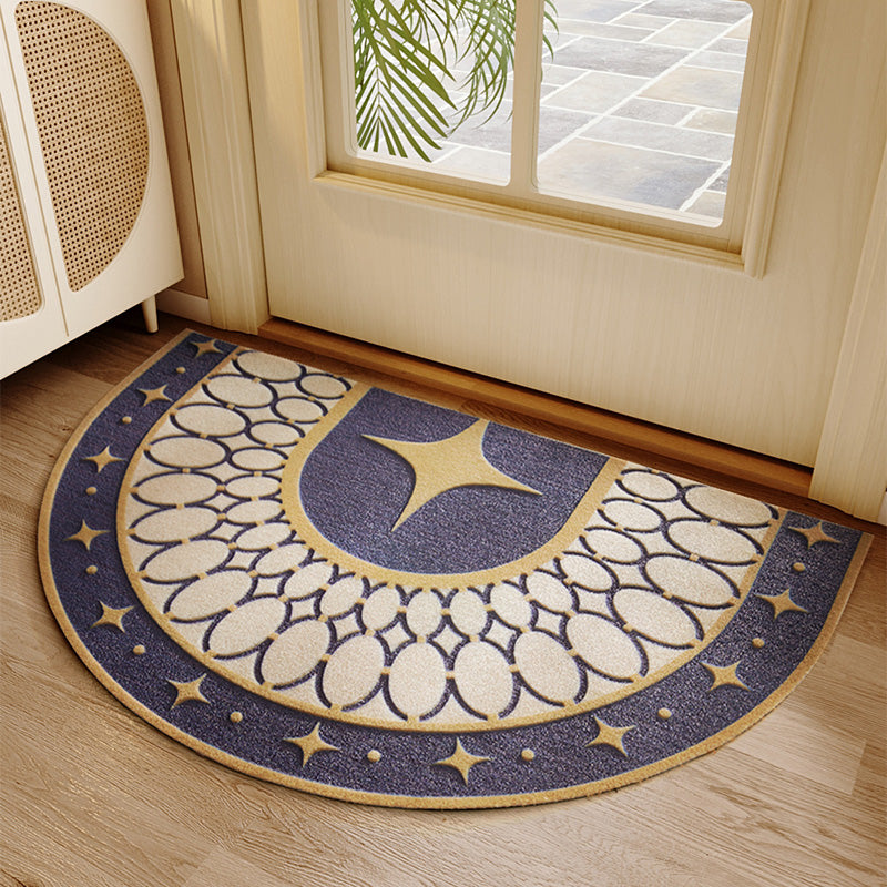 Style B Classic Half-Round Mosaic Entrance Doormat