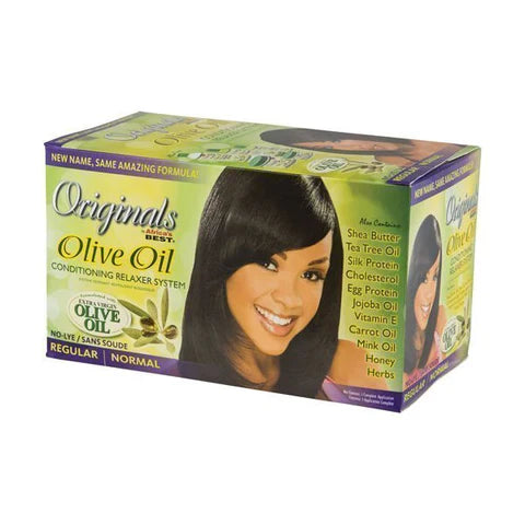 Africa’s Best Originals Olive Oil Relaxer Kit Regular 1App