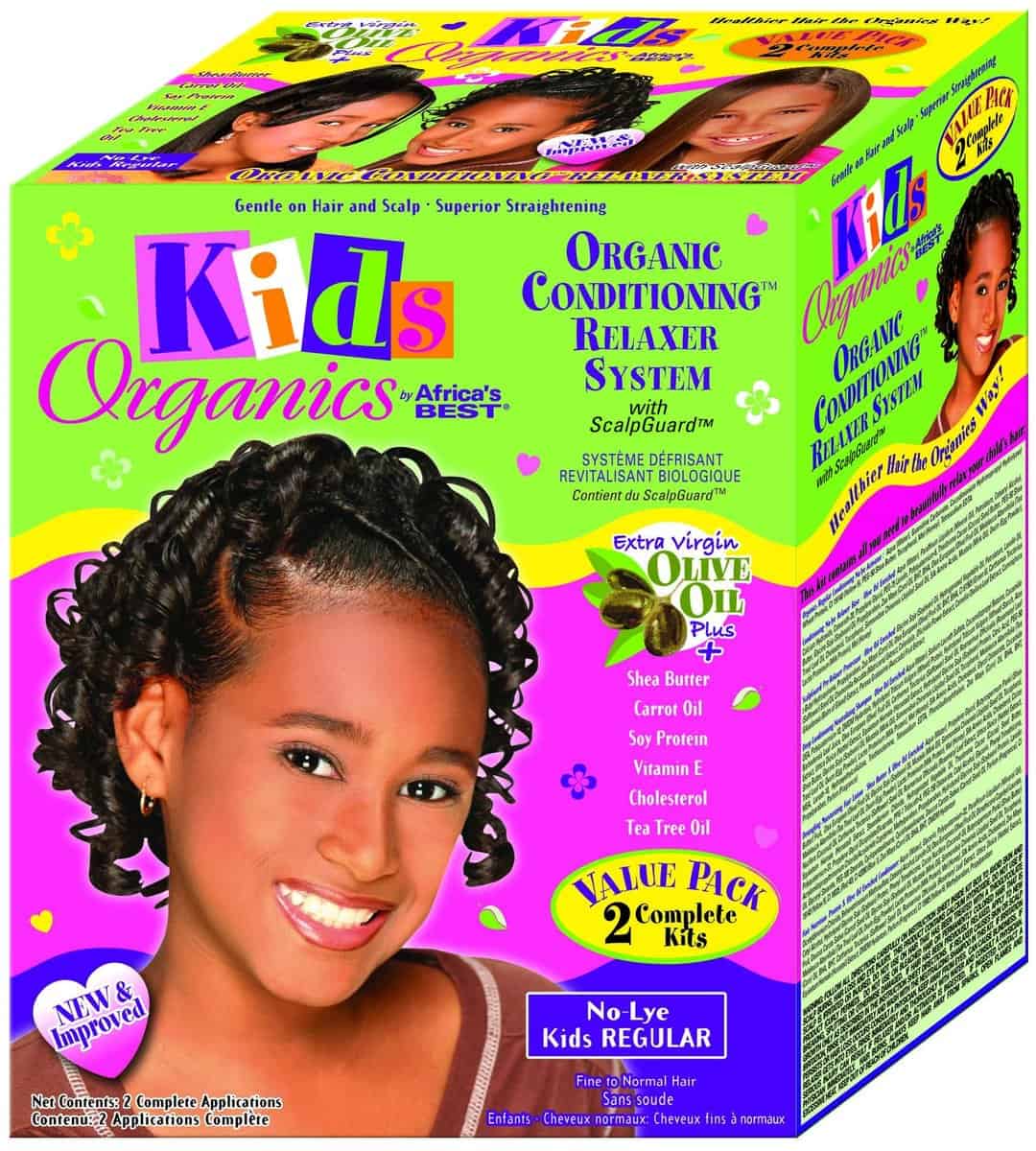 Africa's Best Organics Kids Relaxer Kit 2 App Regular