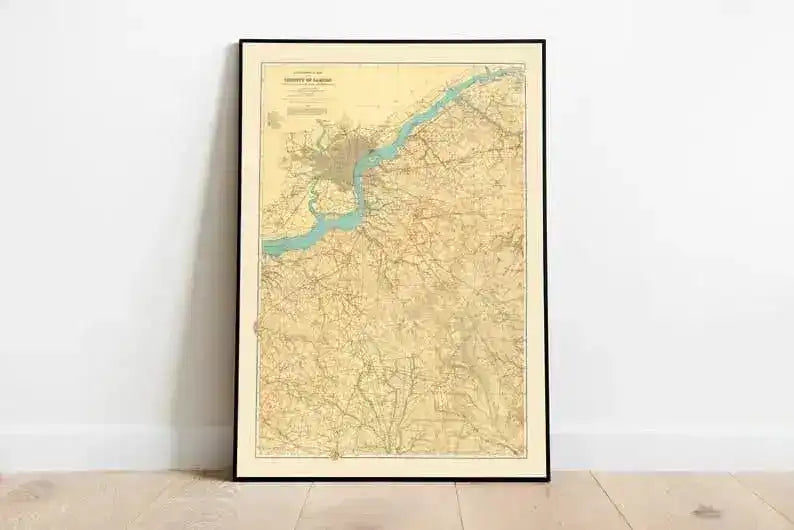 Map of Vicinity of Camden, New Jersey| Poster Print