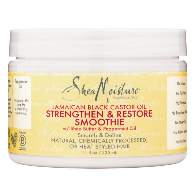 Shea Moisture Jamaican Black Castor Oil Strengthen & Restore Smoothie 12oz