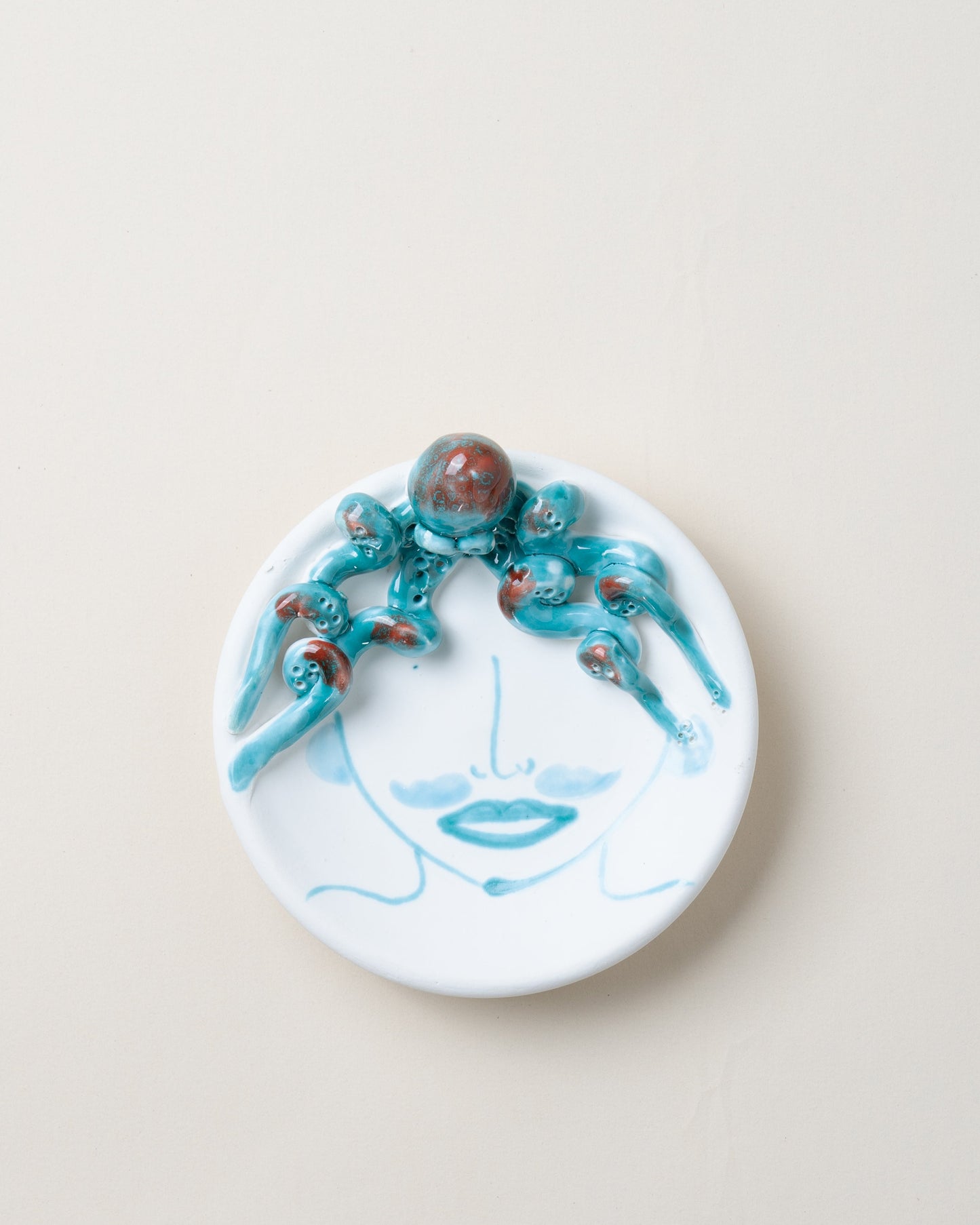 Salvo U Pulparu Octopus Plate D14cm