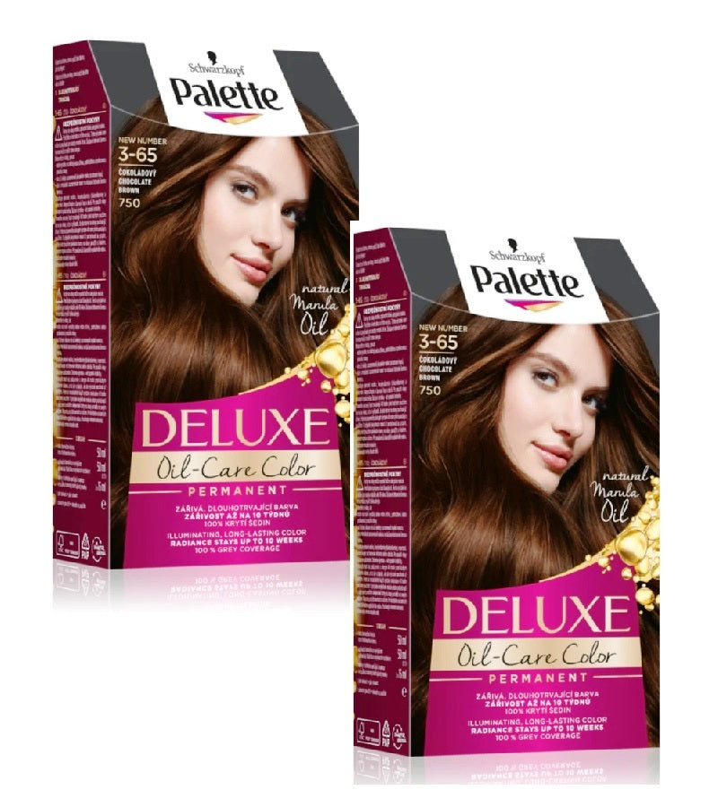 2xPack Schwarzkopf Poly Palette Deluxe Permanent Hair Colors - 14 Varieties
