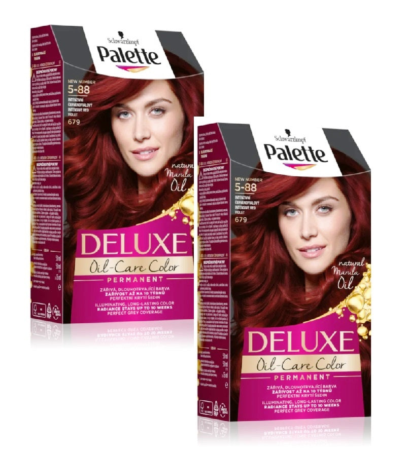 2xPack Schwarzkopf Poly Palette Deluxe Permanent Hair Colors - 14 Varieties