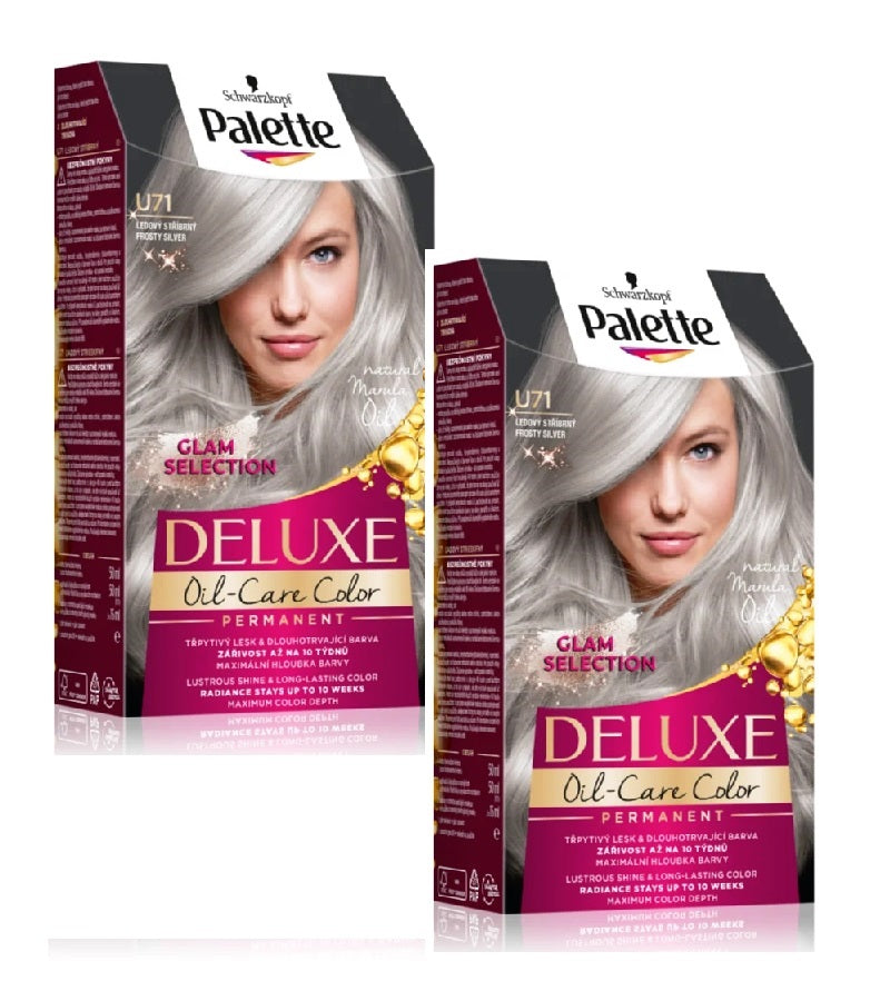 2xPack Schwarzkopf Poly Palette Deluxe Permanent Hair Colors - 14 Varieties