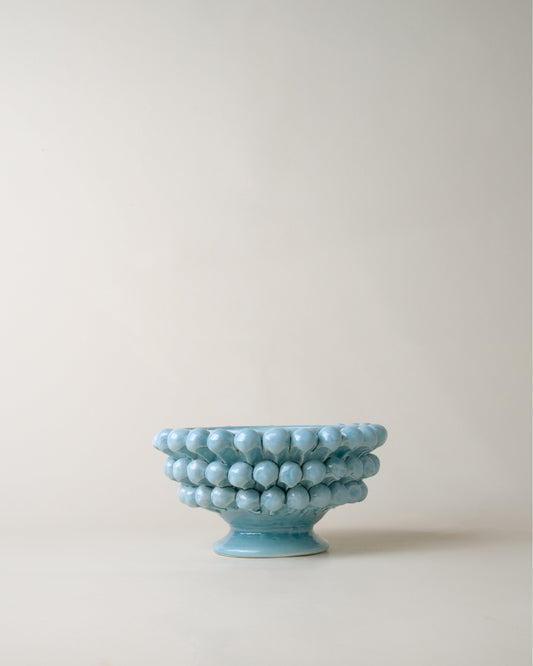 Small Pigna Aperta Bowl Light Blue D11cm