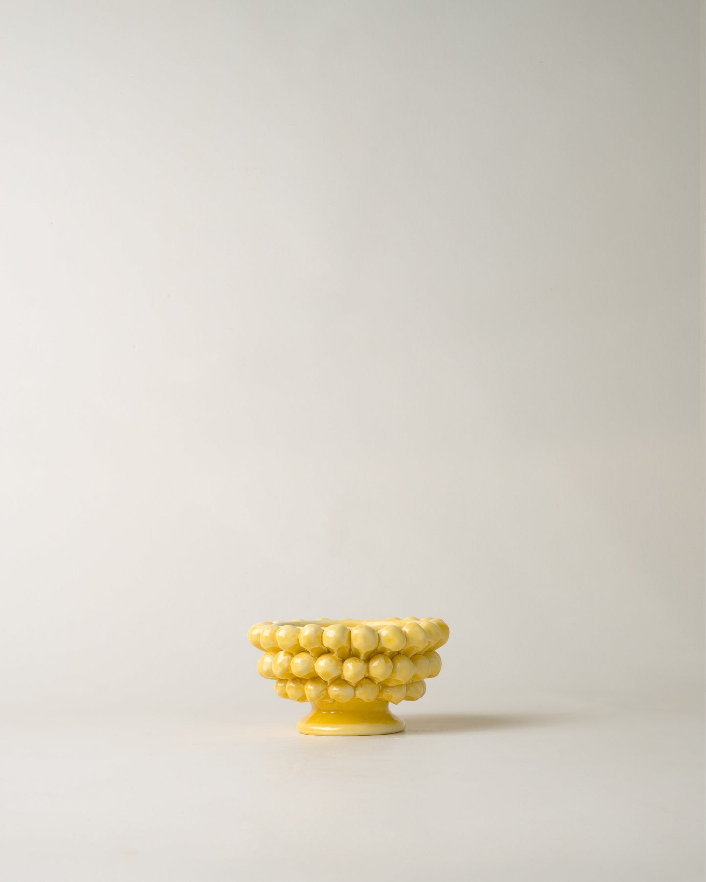 Small Pigna Aperta Bowl Yellow D11cm