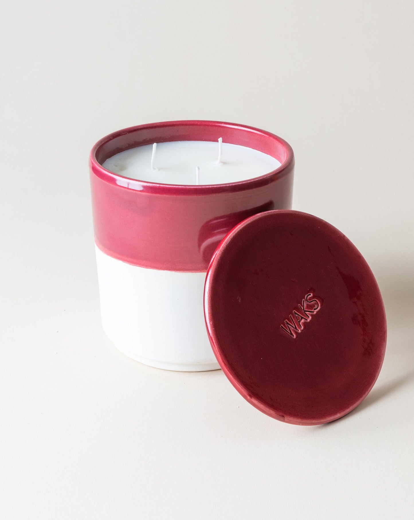 Large Red/Orange Grove Candle