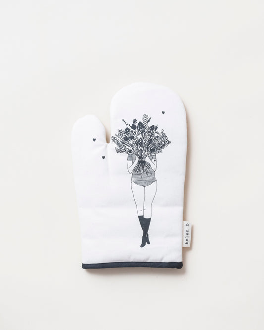 Oven Glove Flower Girl