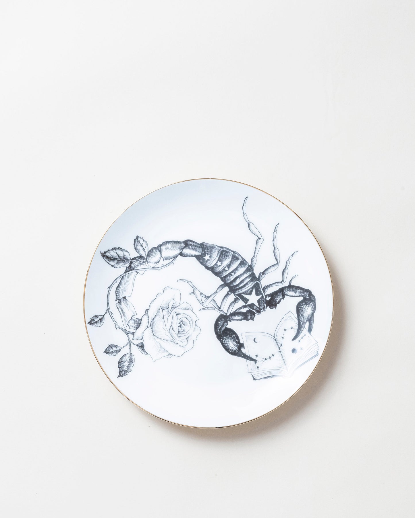 Scorpio Zodiac Plate D21cm