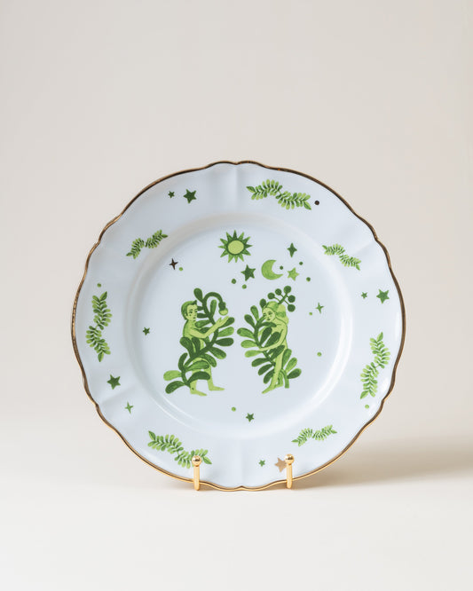 Dinner Plate/Man Women Green D26.5cm