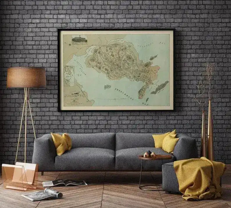 Sorrento Map Print| Art History