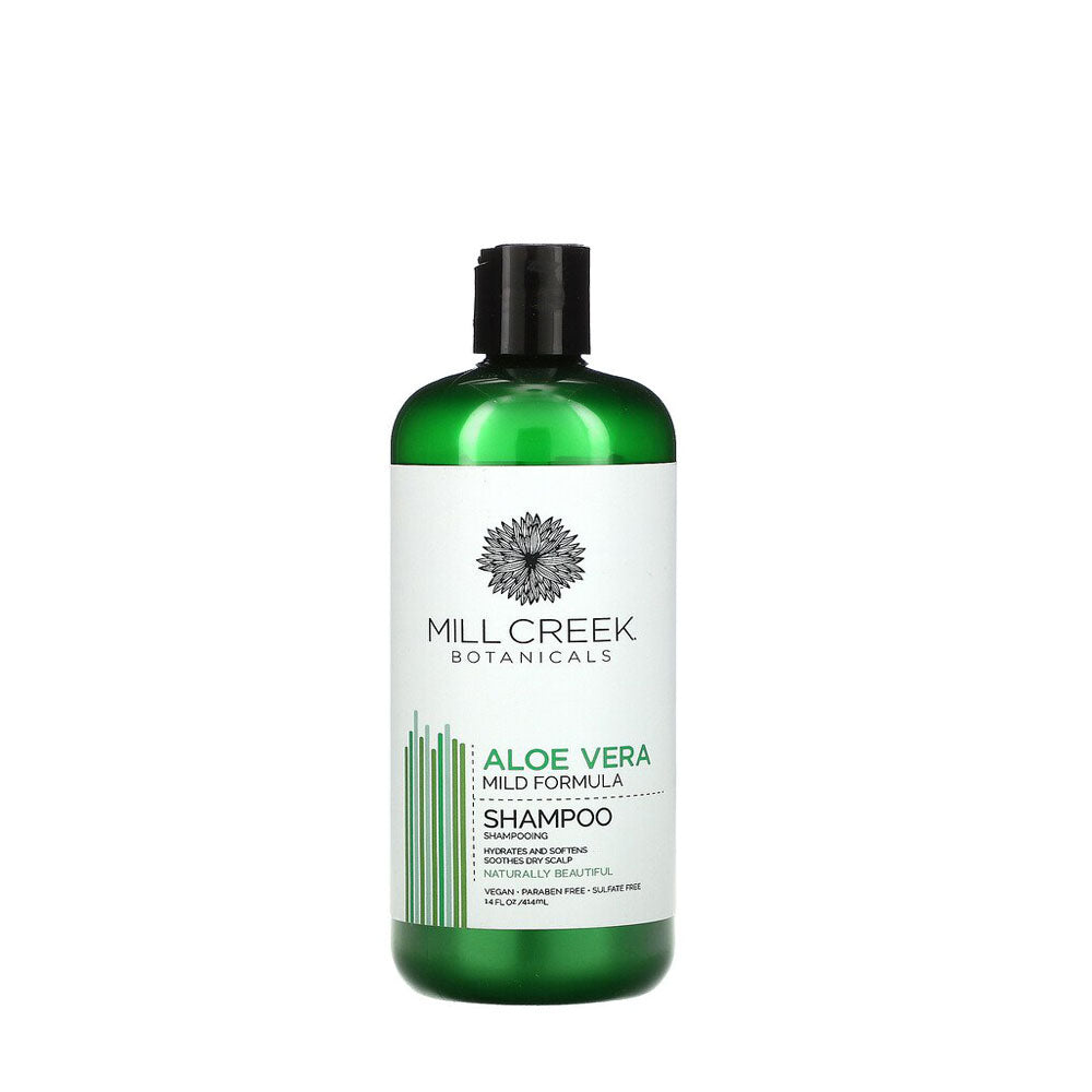 Mill Creek Botanicals Aloe Vera Shampoo-Mild Formula Shampoo 14 fl oz/400g