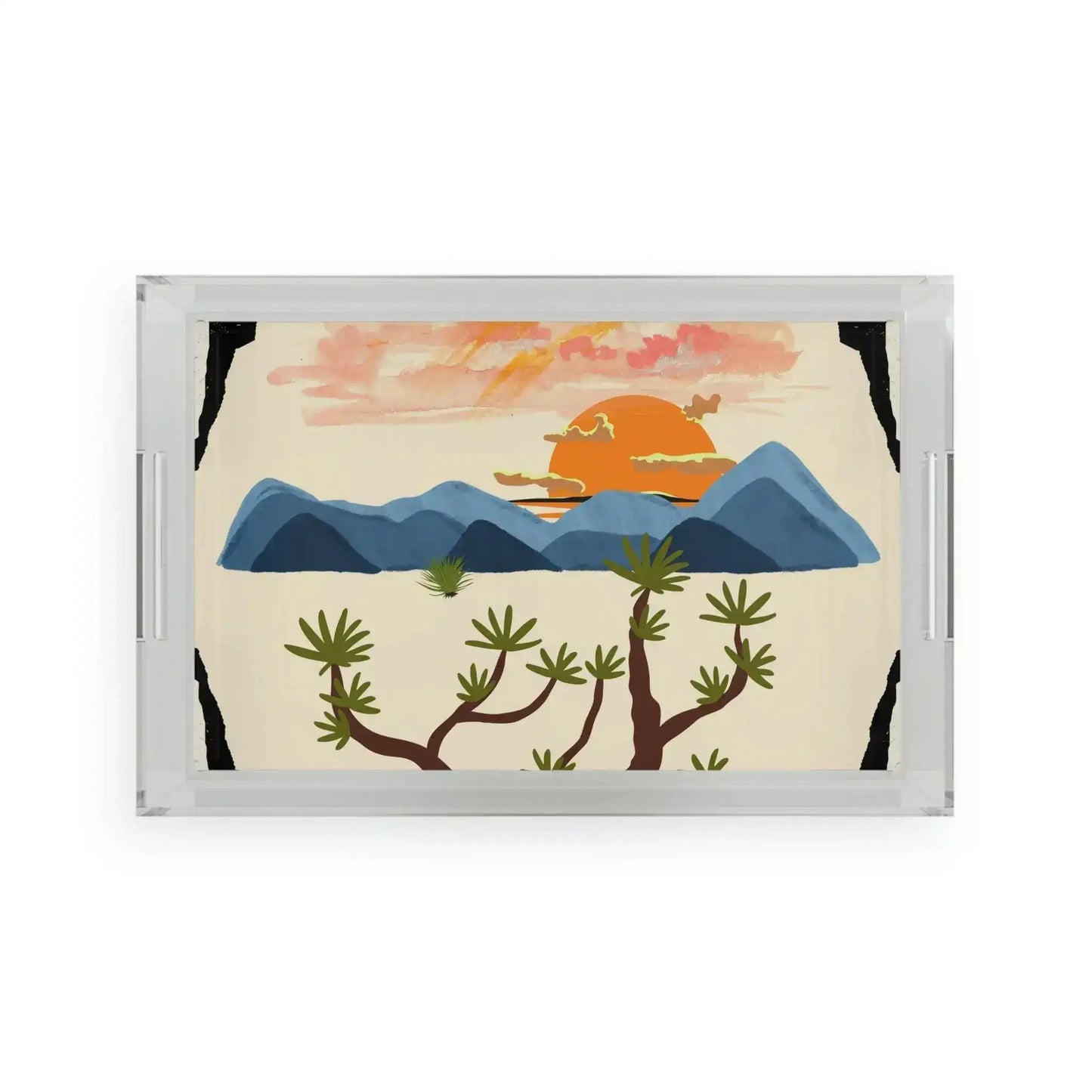 Arizona Summer Desert Acrylic Serving Tray - MAIA HOMES