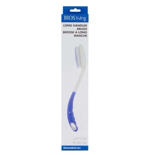 BIOS Living Soft Bristle Shower Brush with Long Handle