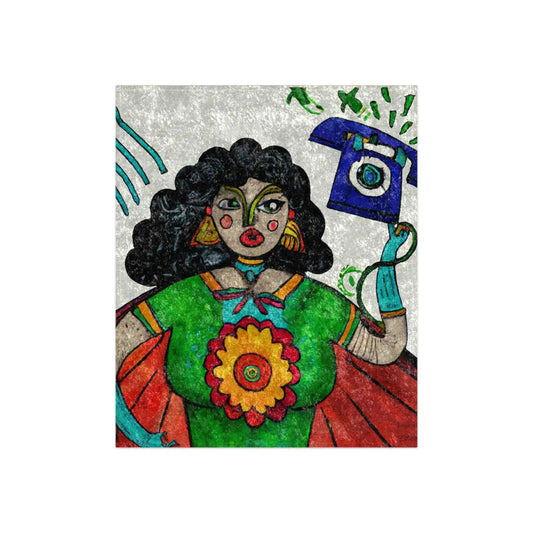 Calling Your Shero Crushed Velvet Blanket - MAIA HOMES