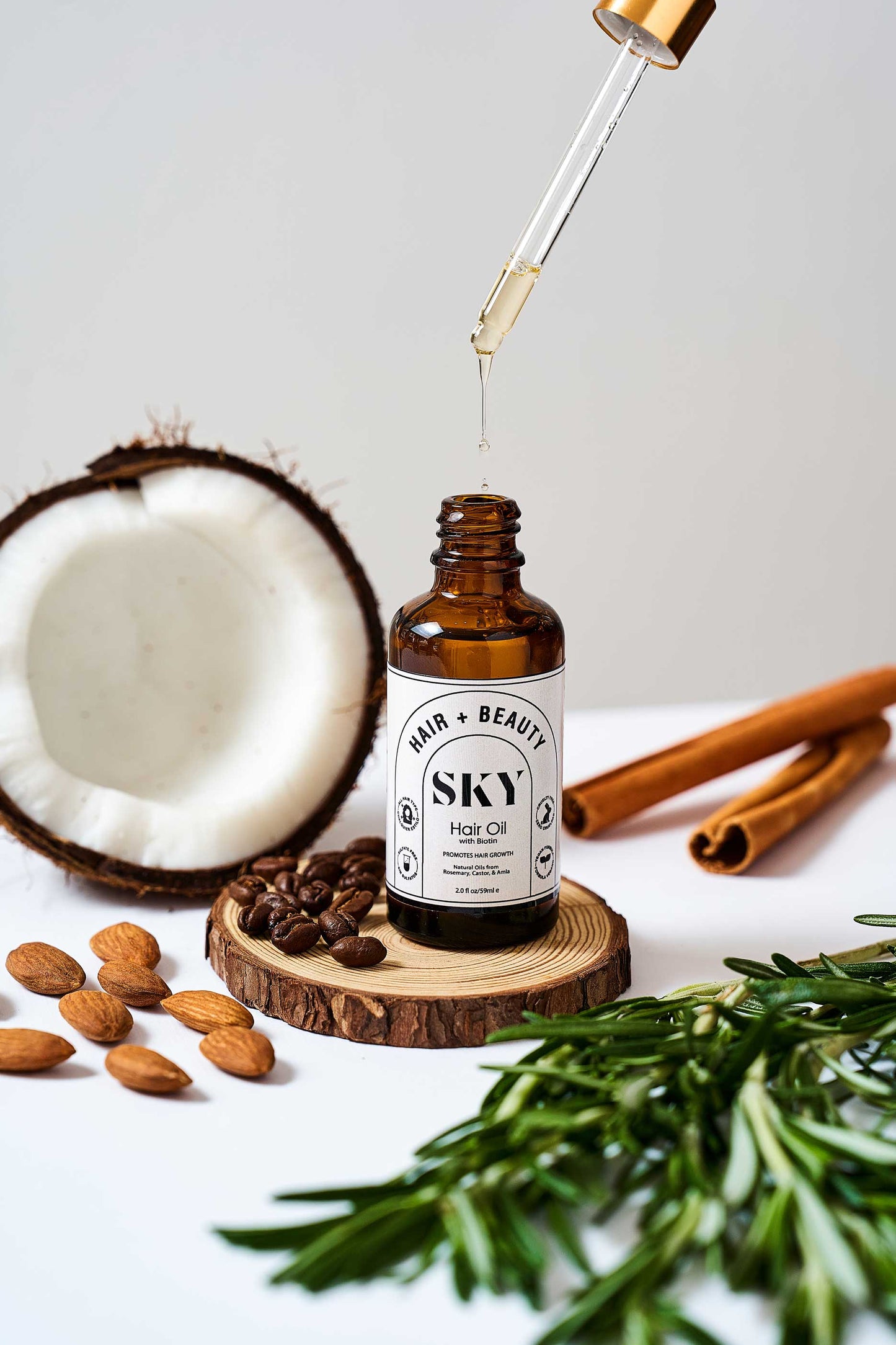 Rosemary, Castor & Amla Scalp & Hair Strengthening Oil