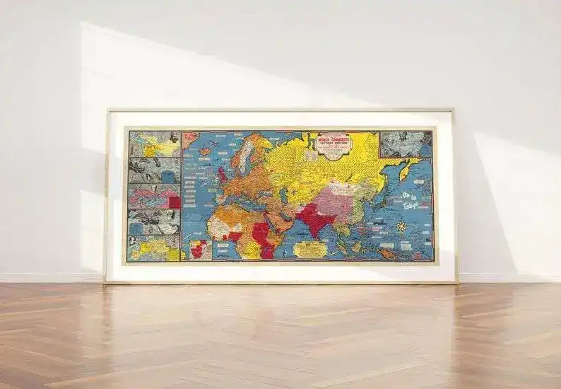 Dated events Map of World Conquests| World History Chart