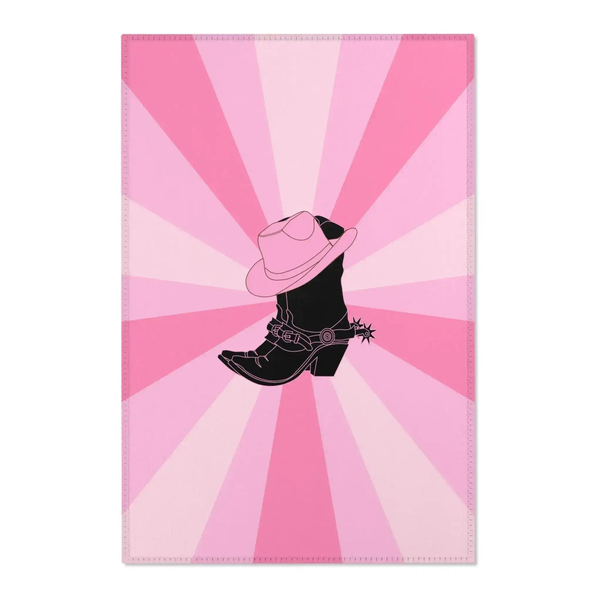 Funky Boots Pink Area Rugs - MAIA HOMES