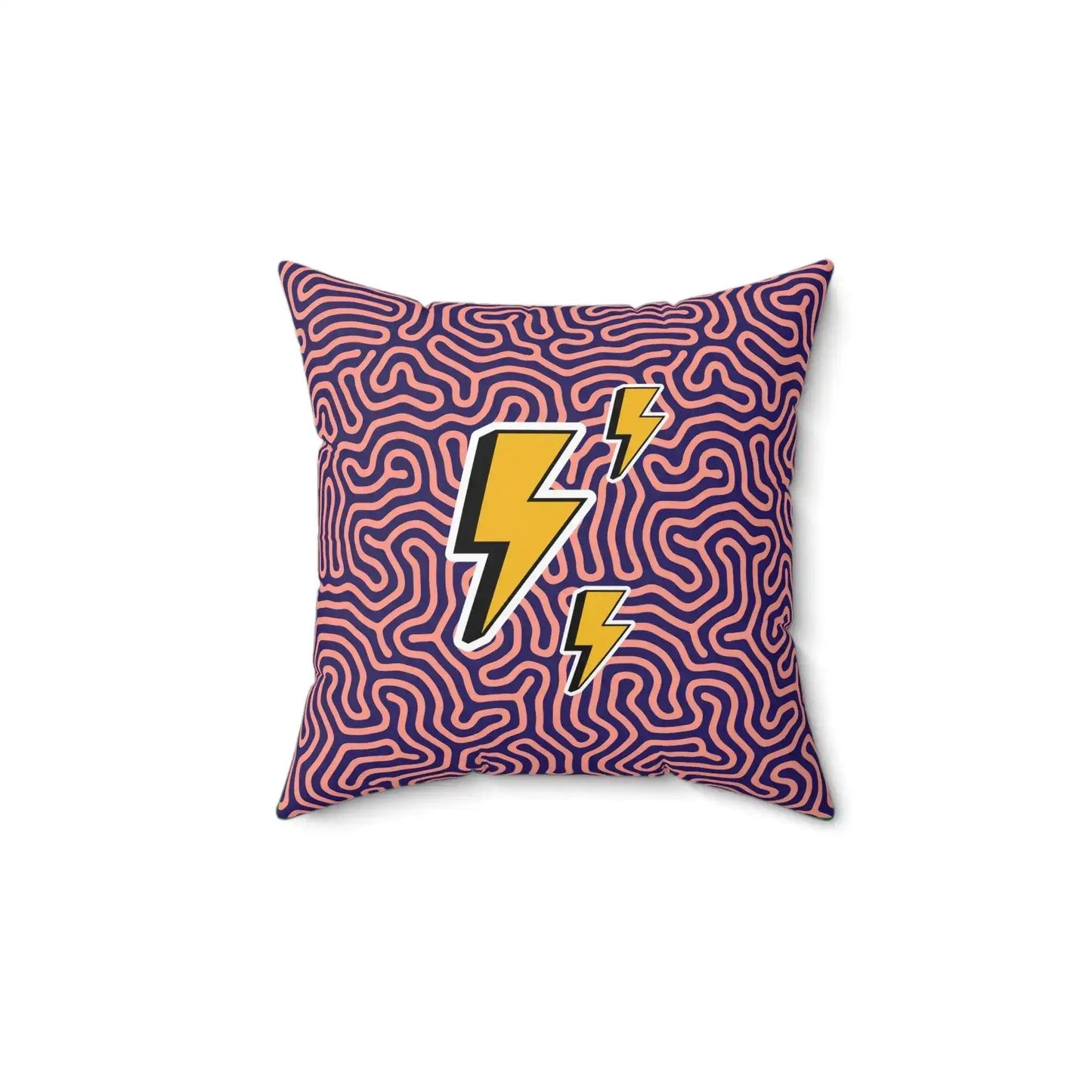 Funky Lightning Throw Pillow - MAIA HOMES