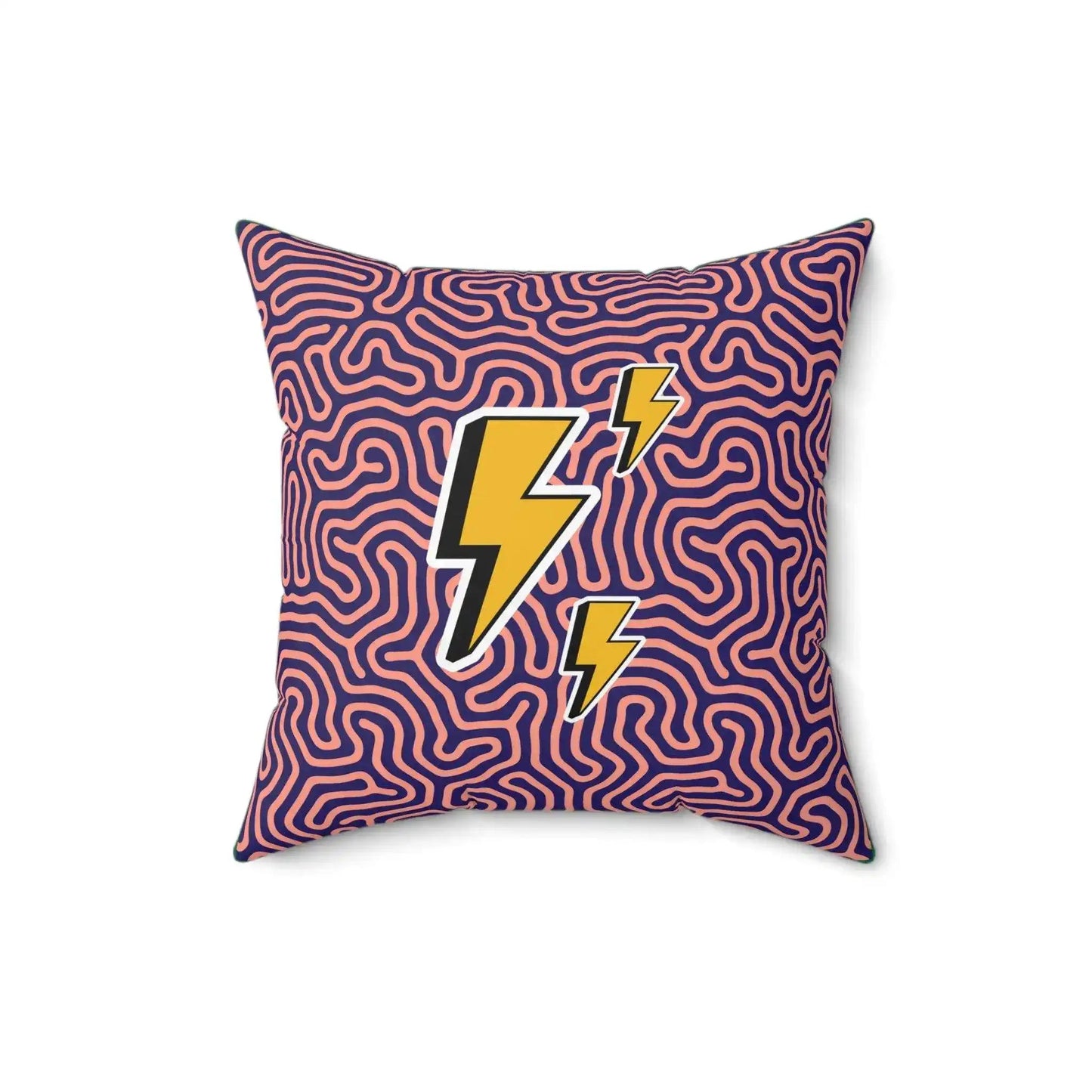 Funky Lightning Throw Pillow - MAIA HOMES
