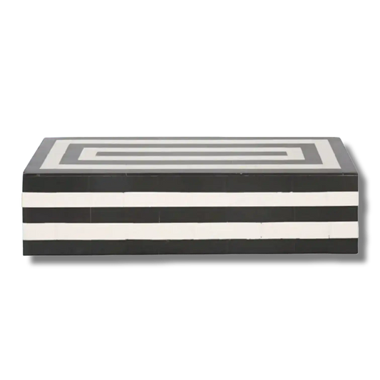 Gab Faux Bone Inlay Jewelry Box