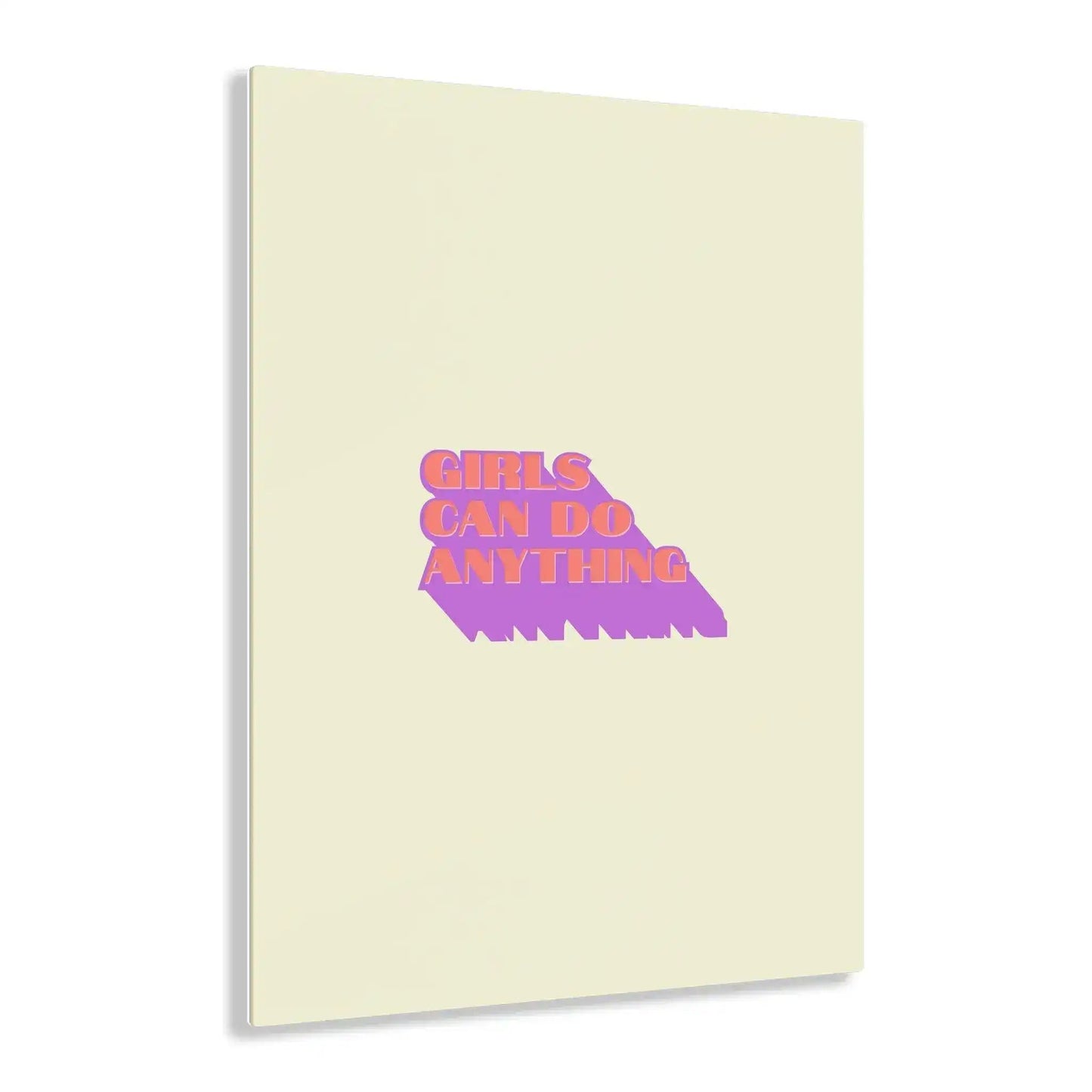 Girl can do anything Acrylic Print - MAIA HOMES