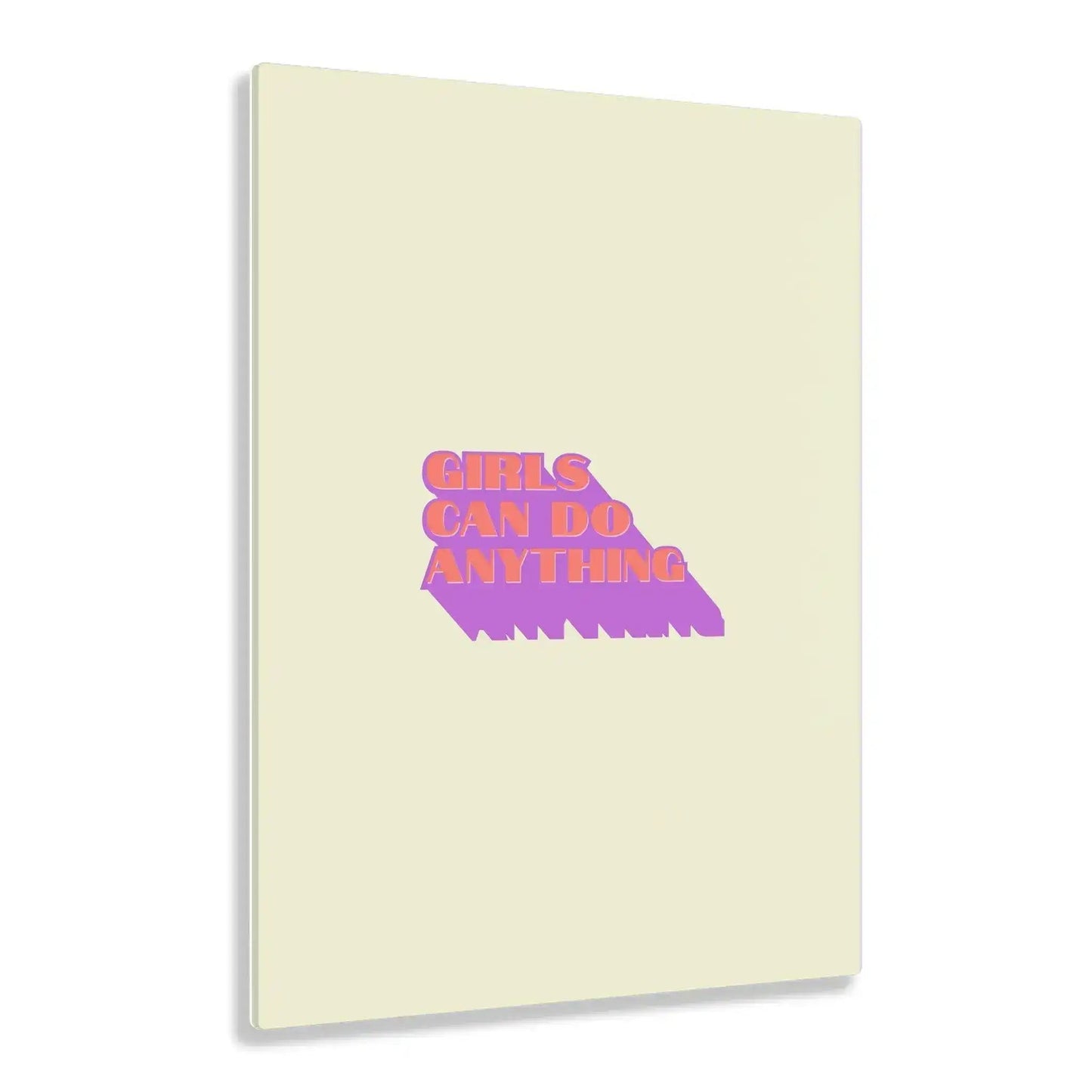 Girl can do anything Acrylic Print - MAIA HOMES