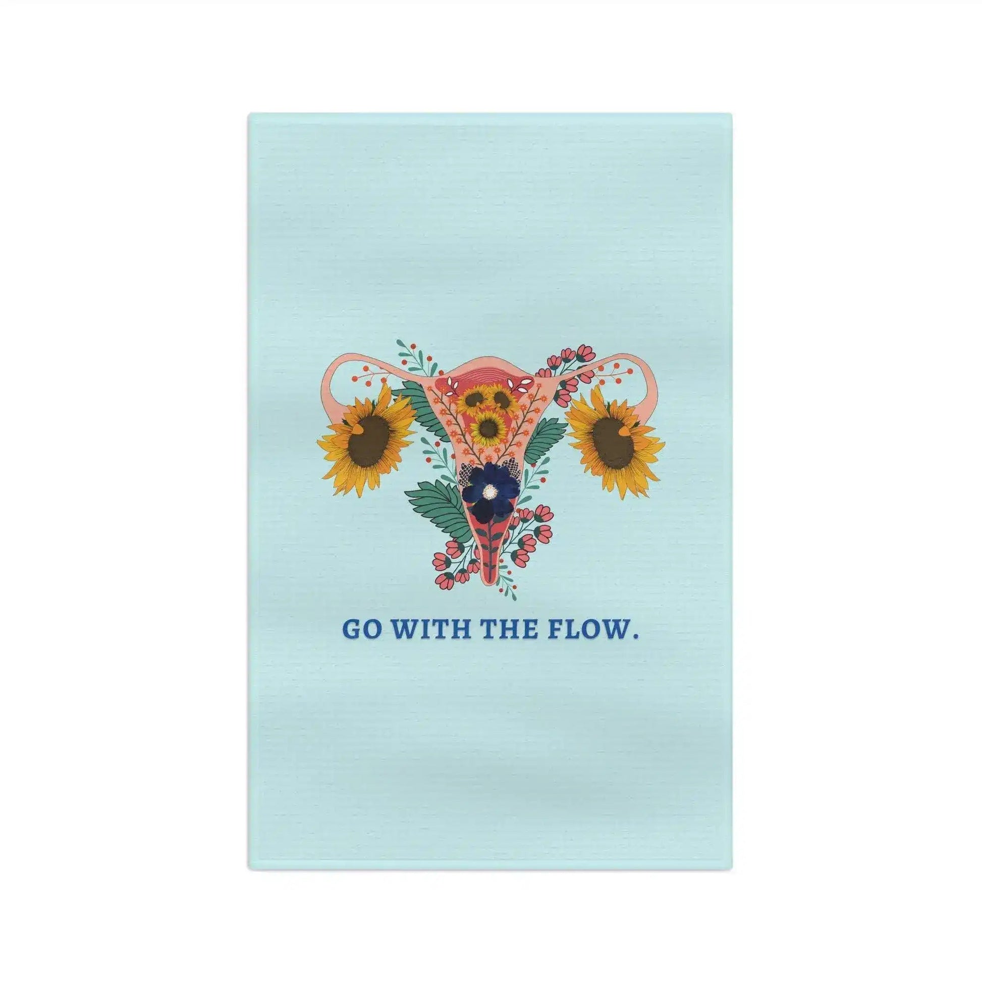 Go with the Flow Feminine Soft Tea Towel - MAIA HOMES