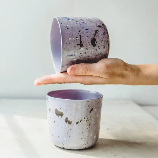 Hand Crafted Watercolor Speckled Coffee Mug