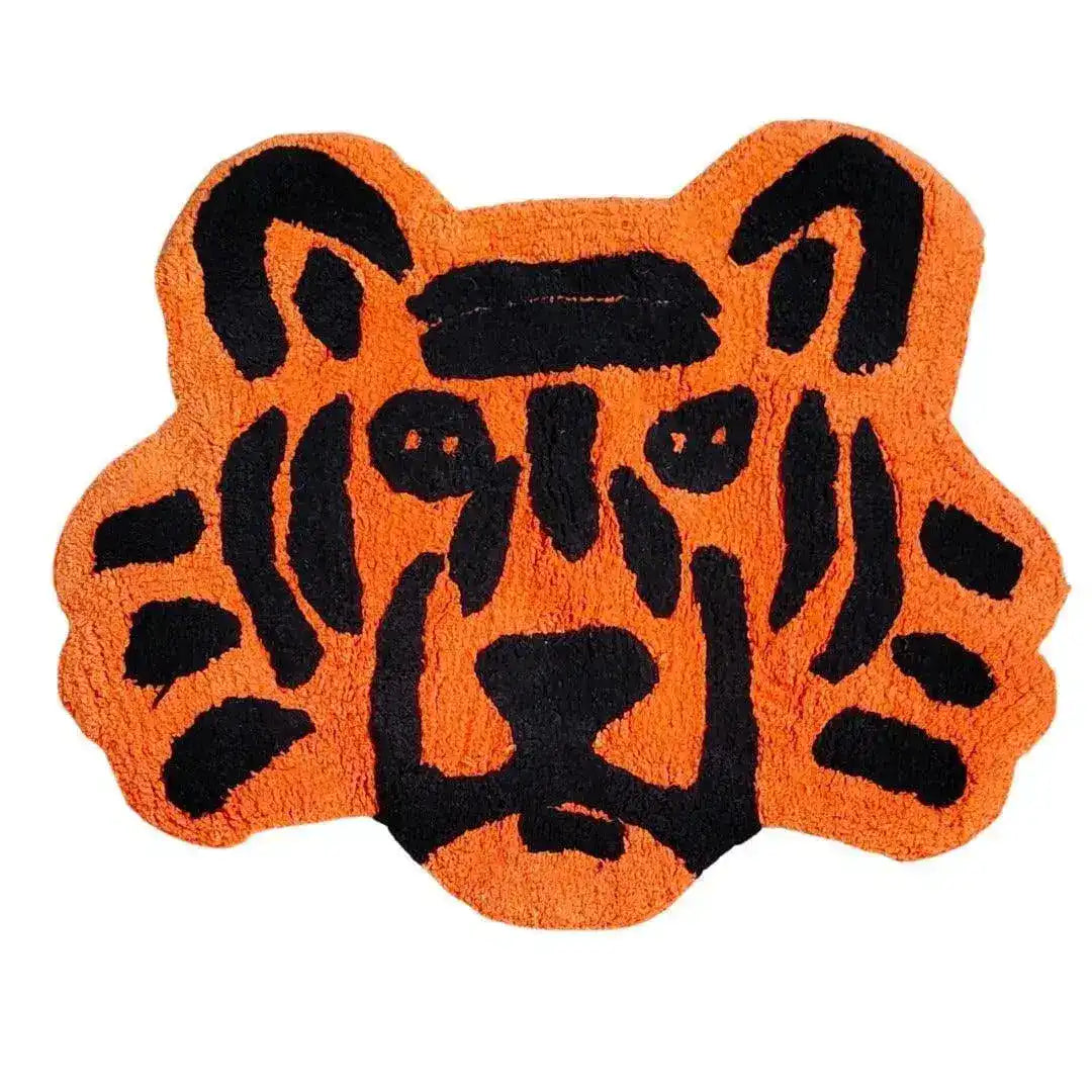 Handmade Cotton Lion Face Shaped Bath Rug - MAIA HOMES