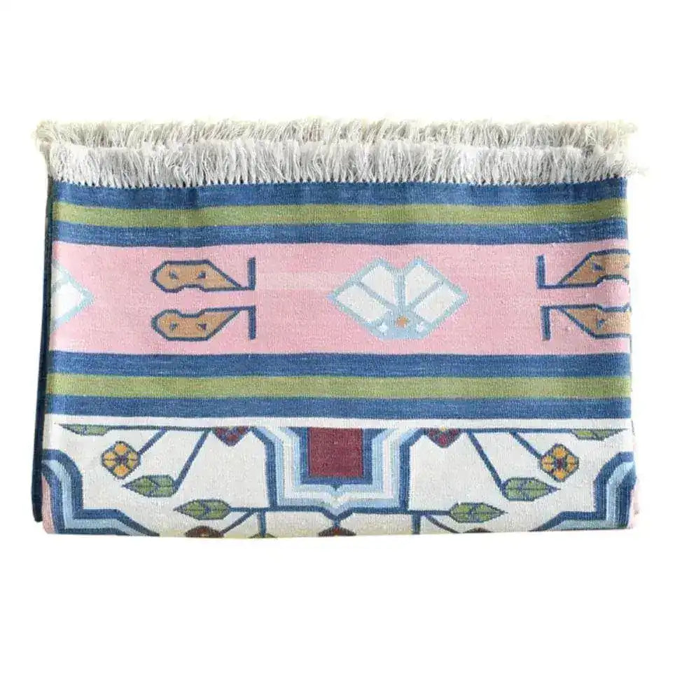 Handmade Jaipur Vintage Palace Cotton Area Rug