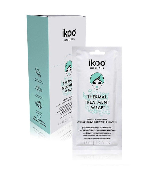 IKOO Thermal Treatment Wrap Hydrate & Shine Conditioner - 5 Pieces