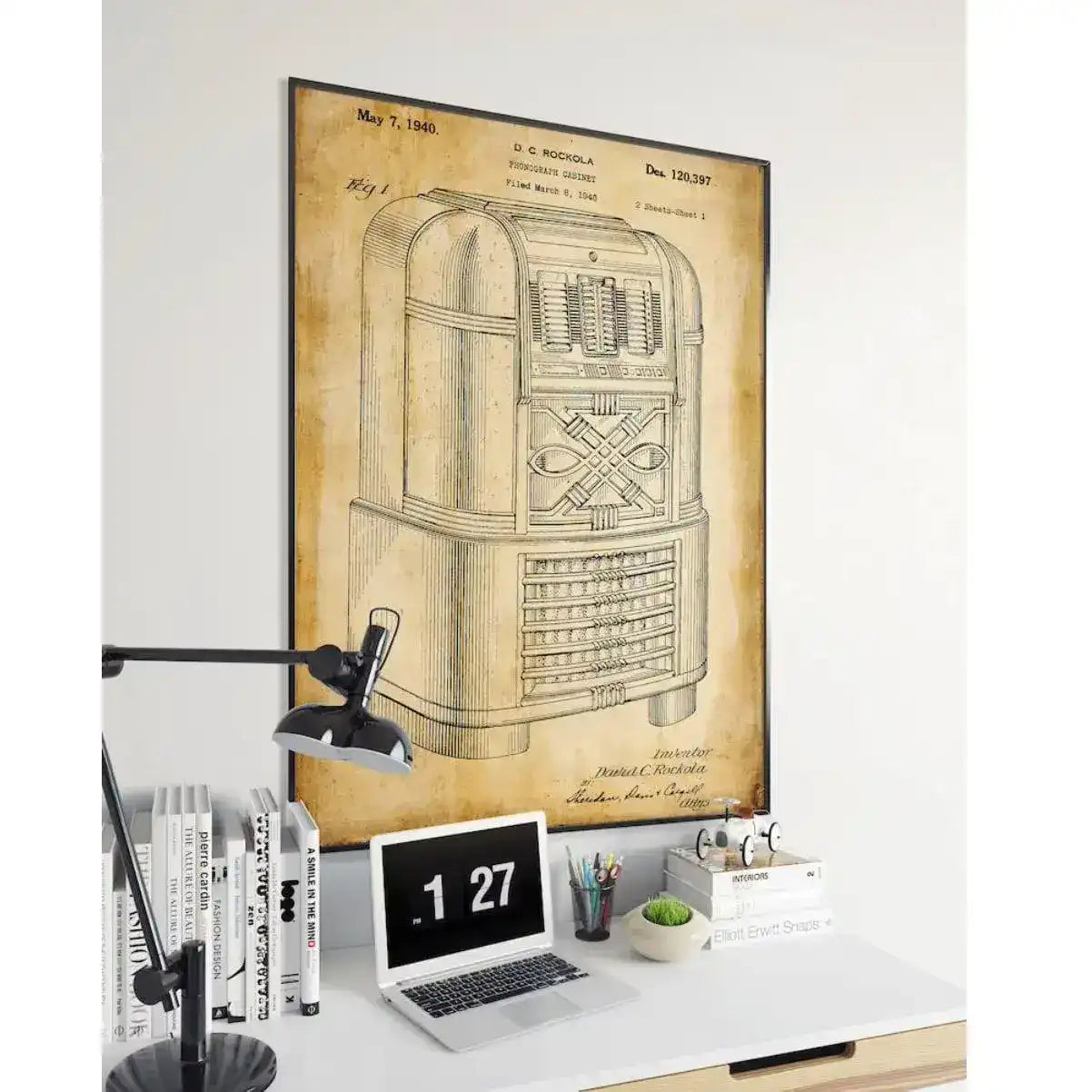 Jukebox Vintage Patent Poster Print