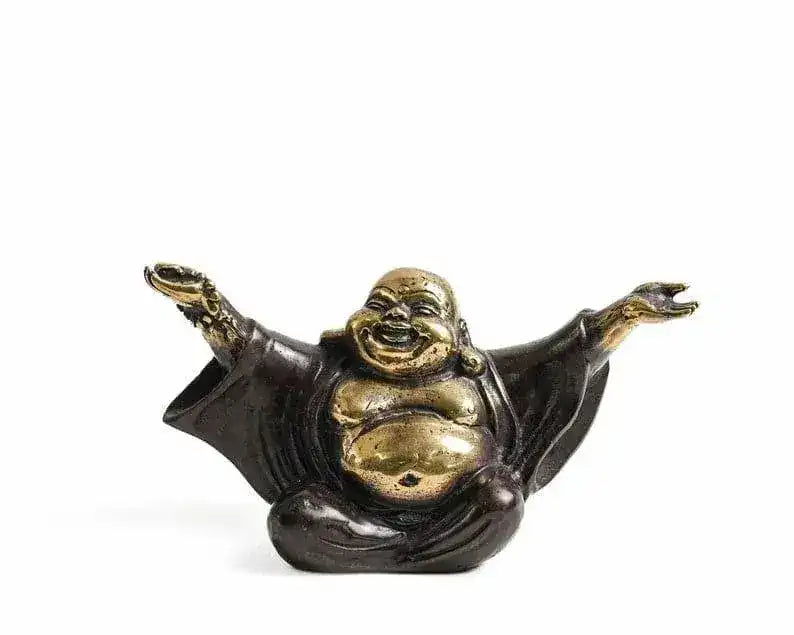 Laughing Buddha with Open Arms Statue - MAIA HOMES