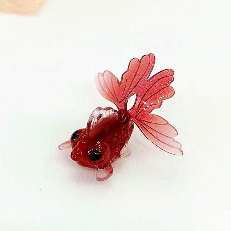 Mini Goldfish Animal Model Decor Pvc Craft Figurine - Animal Amity