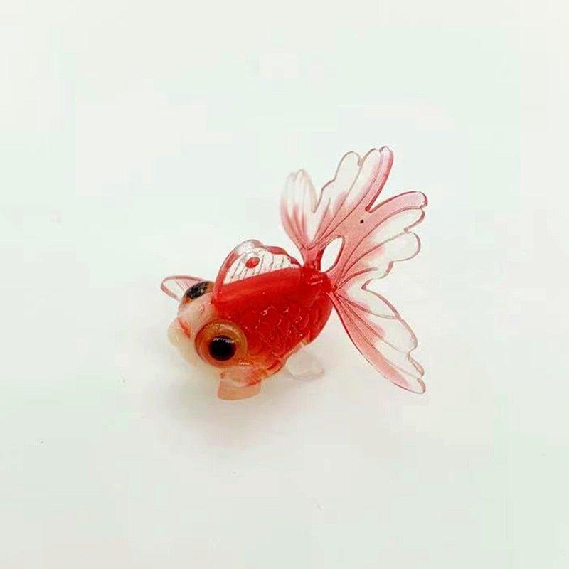 Mini Goldfish Animal Model Decor Pvc Craft Figurine - Animal Amity