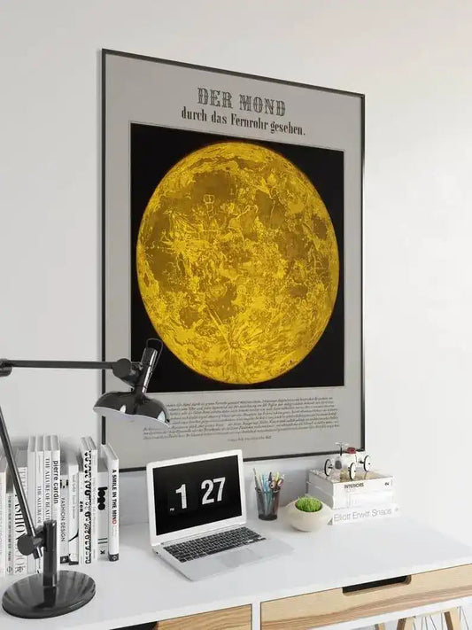 Moon Wall Poster| Vintage Decor