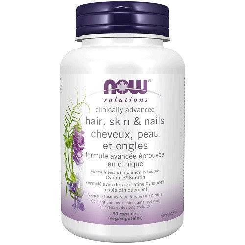 Now Solutions Clinically Advanced Hair, Skin and Nails 90 Capsules