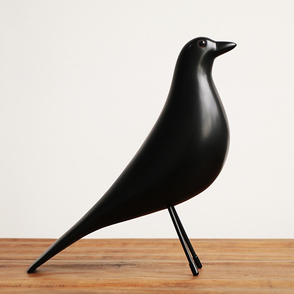 black bird statue