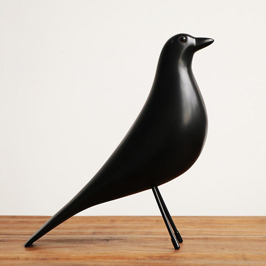 black bird statue