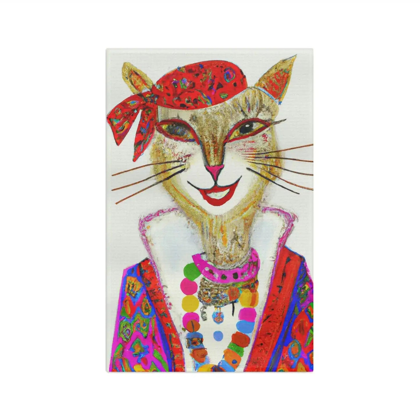 Pussy Cat Boss Soft Tea Towel - MAIA HOMES