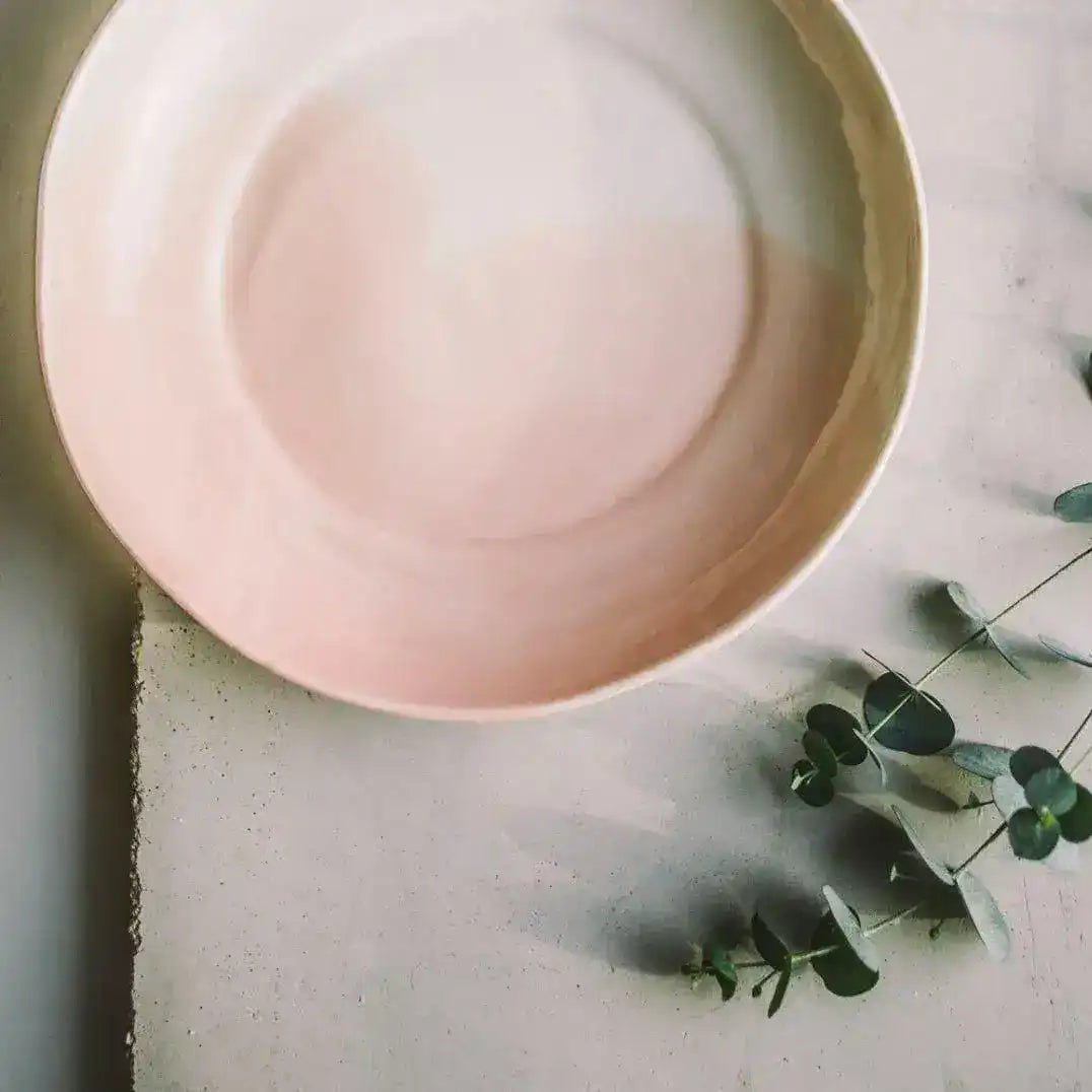 Rose Watercolor Deep Porcelain Dinnerware