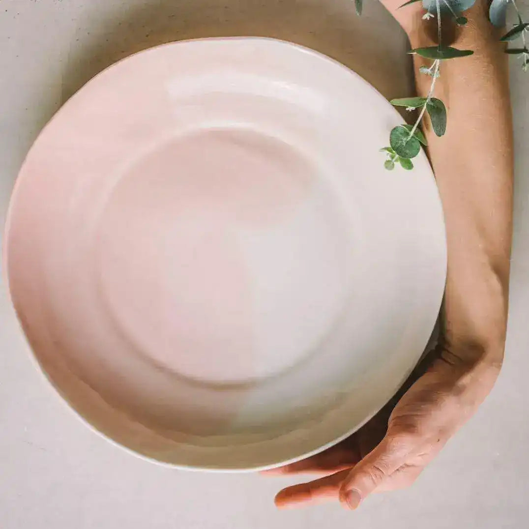 Rose Watercolor Deep Porcelain Dinnerware