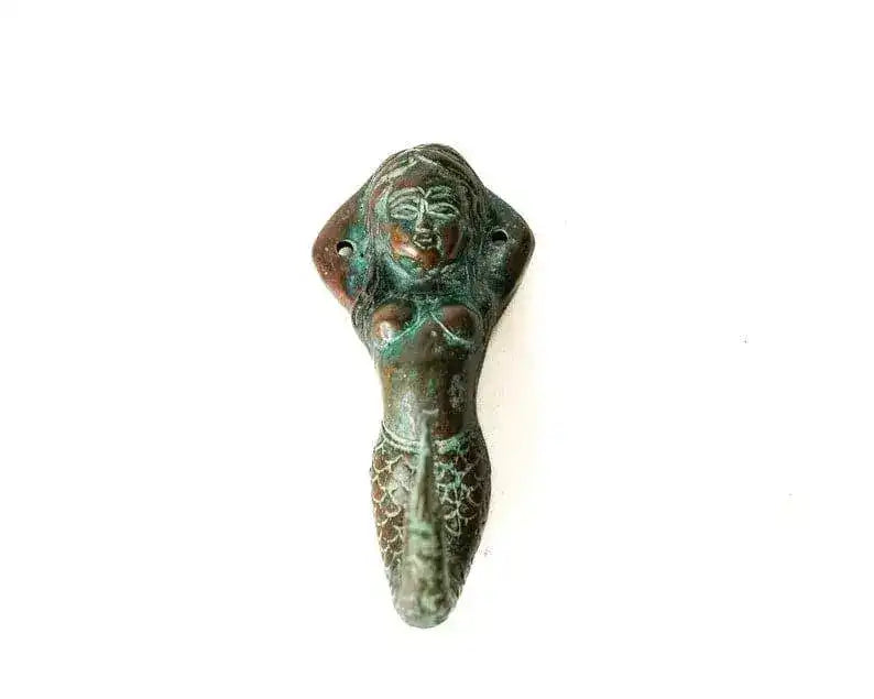 Solid Brass Mermaid Wall Hook - MAIA HOMES